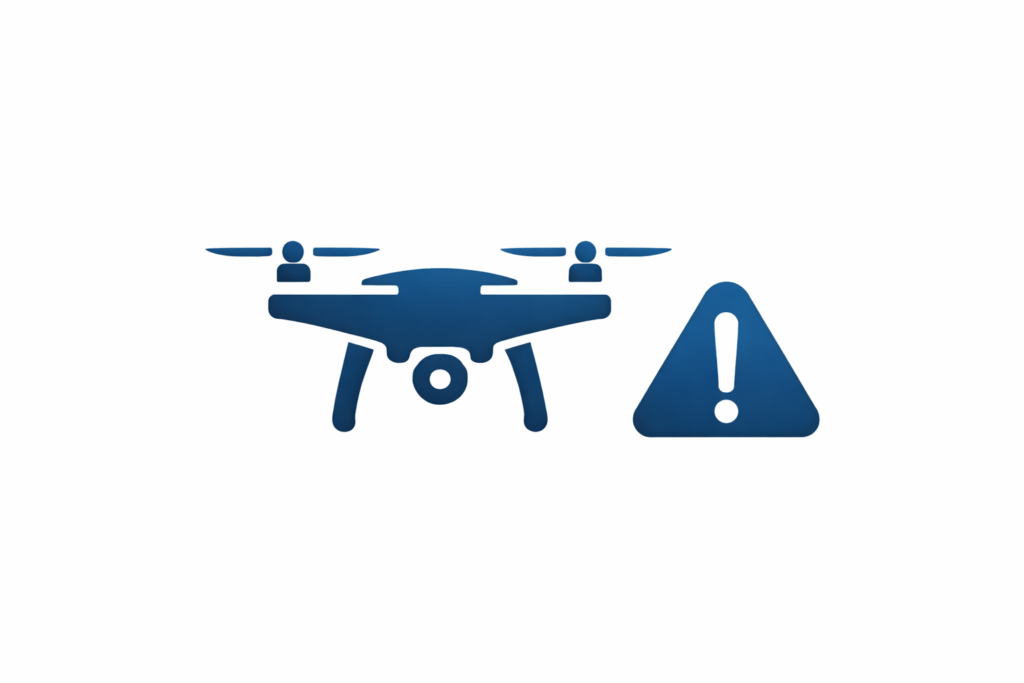 droon ja hoiatusmärk